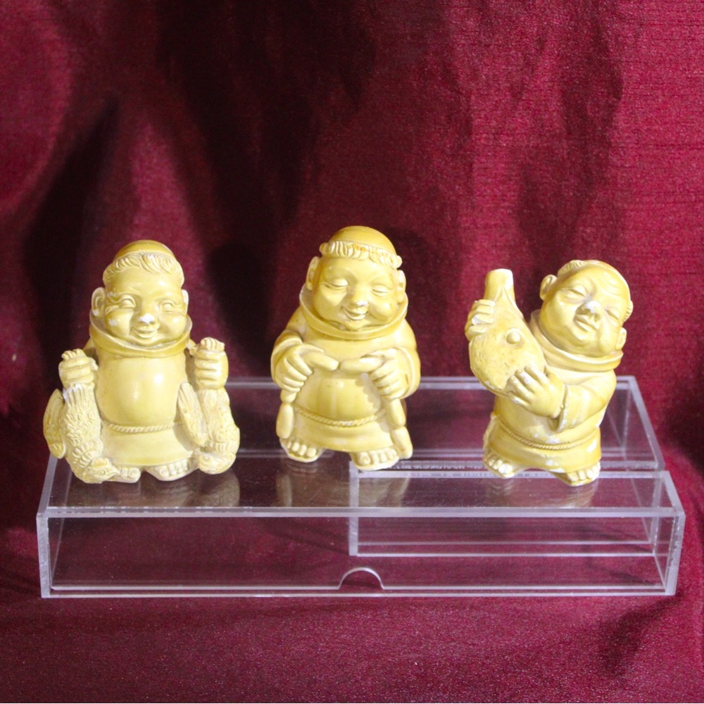 1960’s Gino Ruggeri Alabaster Monks from Italy